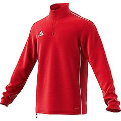 Adidas core 18 1/4 zip training top Red