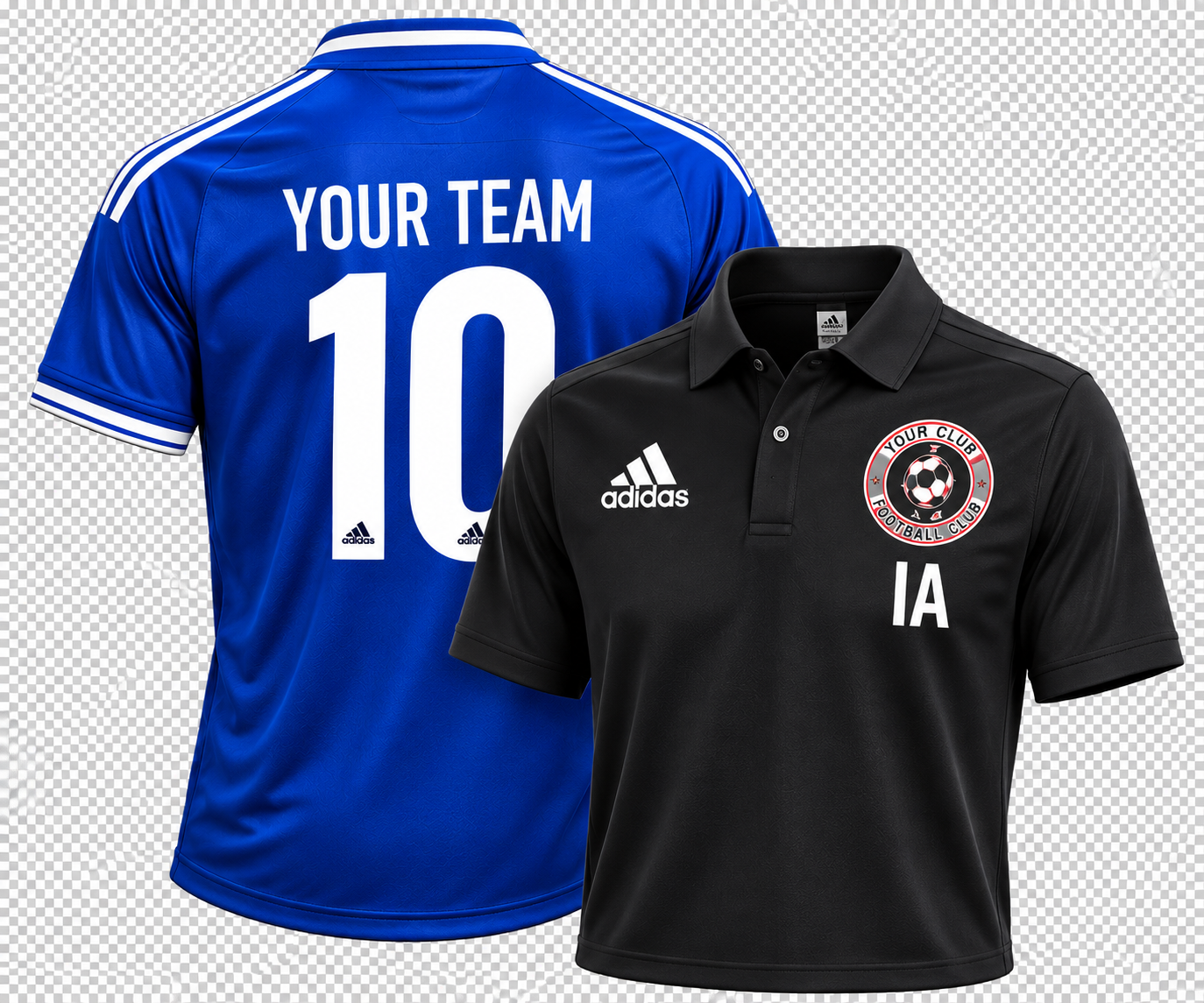 Custom football kit printing and embroidery