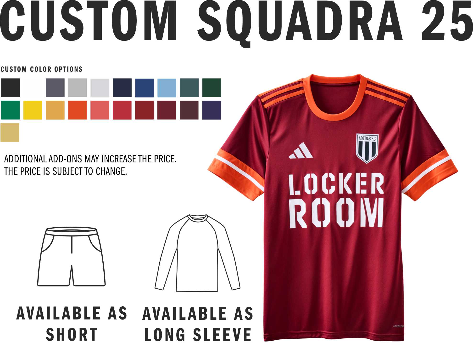 adidas Custom Squadra 25 Jersey