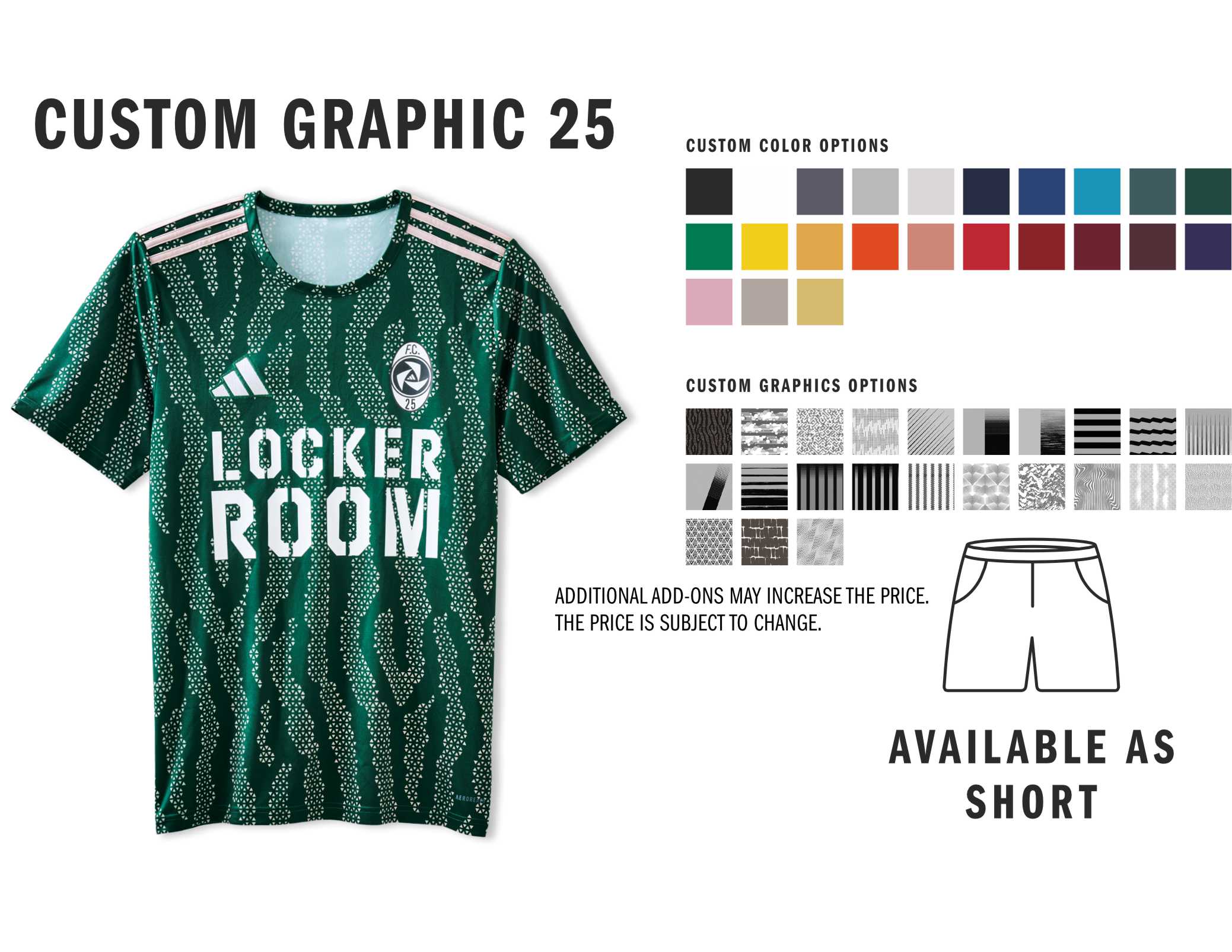 adidas Custom Tiro 25 Competition Jersey