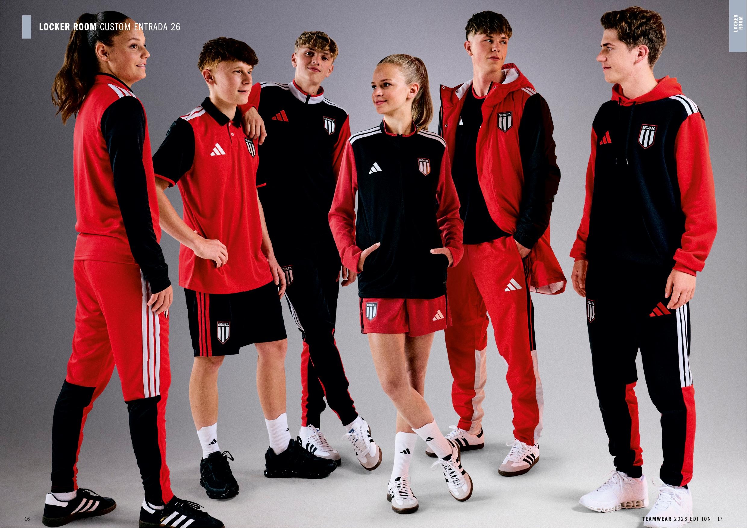 adidas Locker Room Custom Entrada 26 teamwear collection