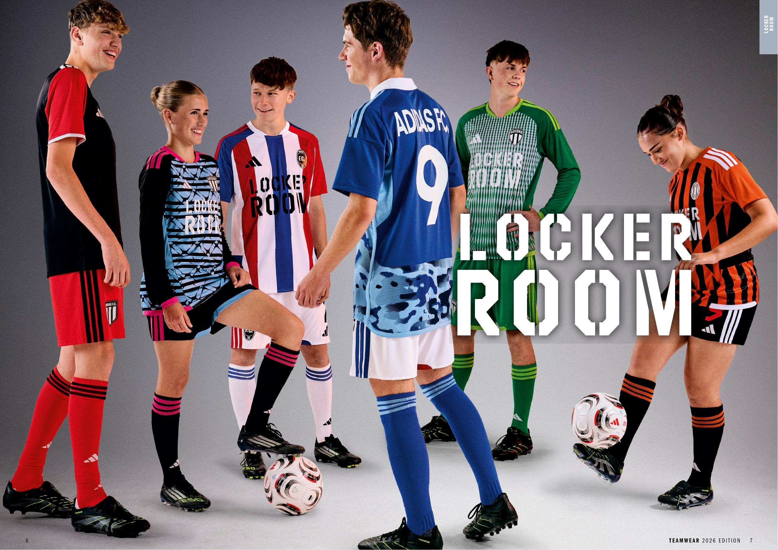 adidas Locker Room custom football teamwear