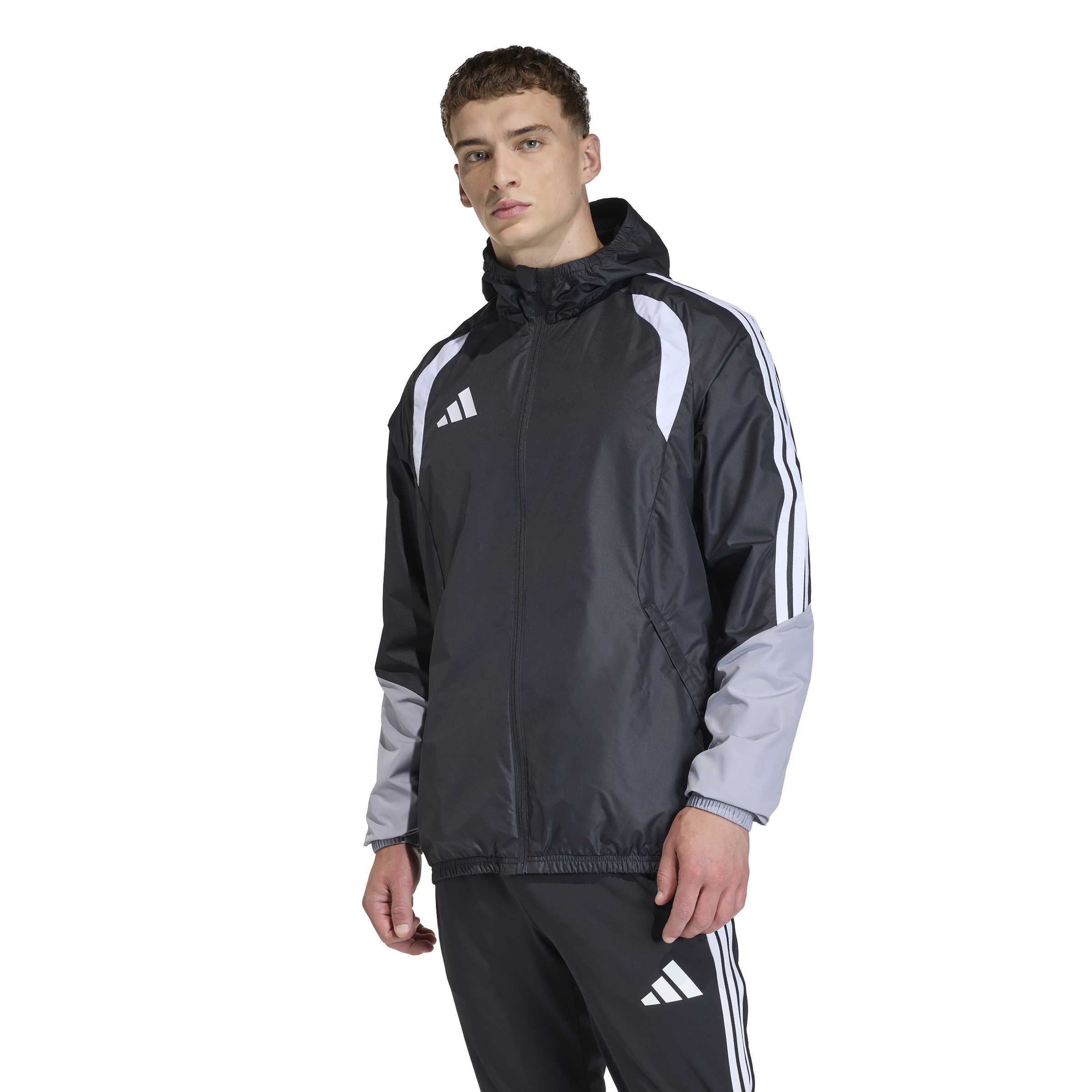 adidas Tiro 26 Competition All Weather Jacket Black Team Grey Four