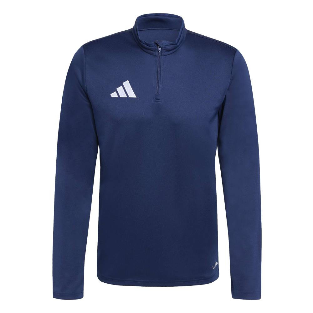 adidas Entrada 26 1/4 Zip Training Top in Team Navy Blue 2 / White