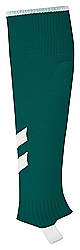 Hummel footless socks Green