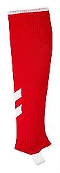 Hummel footless socks Red