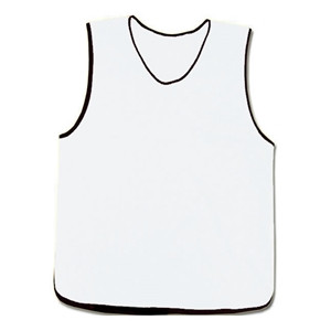 Sports Mesh Training Bib - White