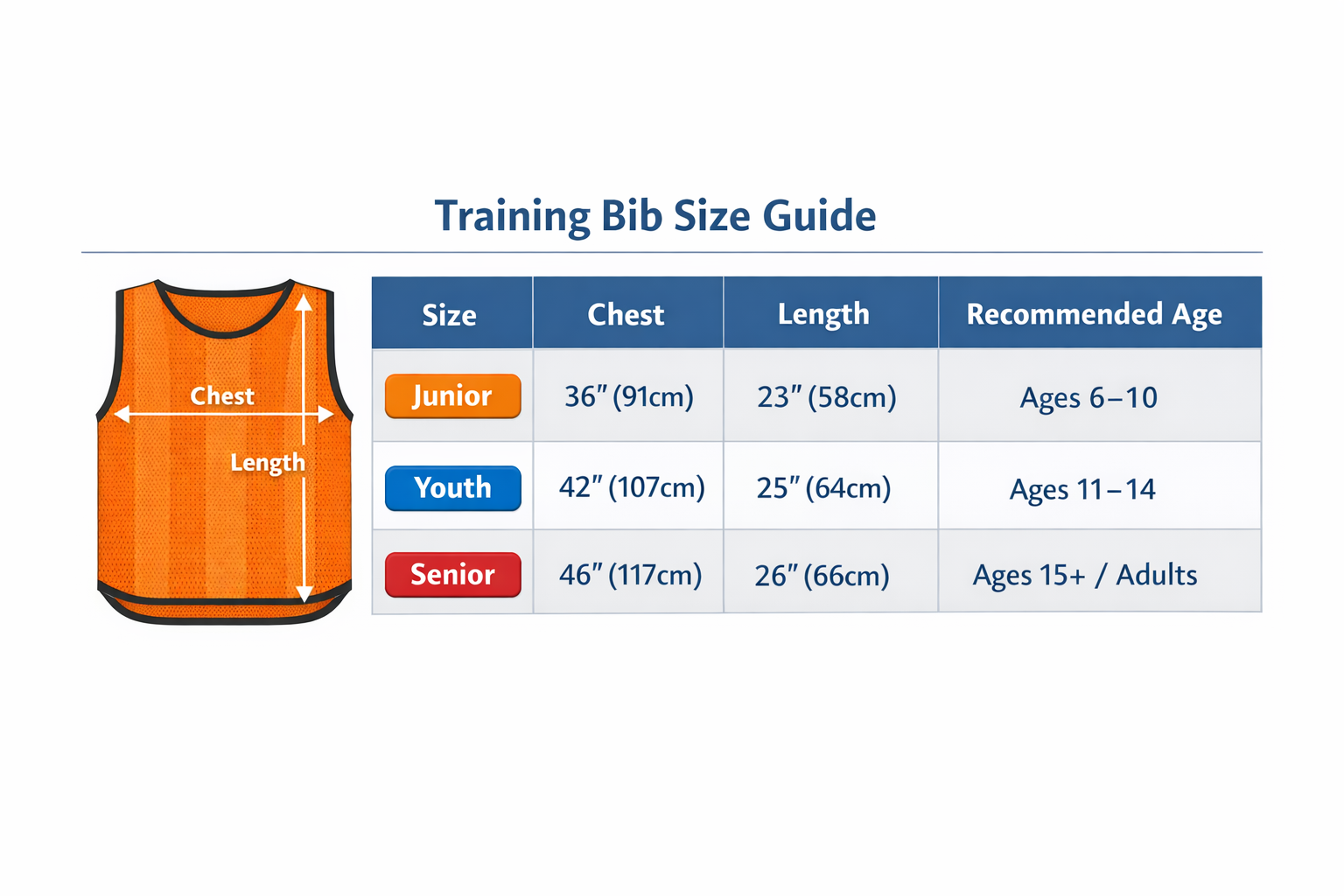 Joma size chart