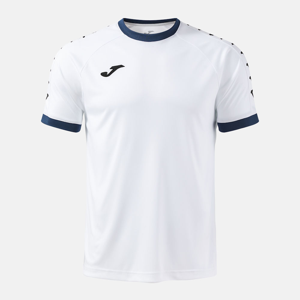Joma Heroic football shirt in white and navy – performance training and match jersey
