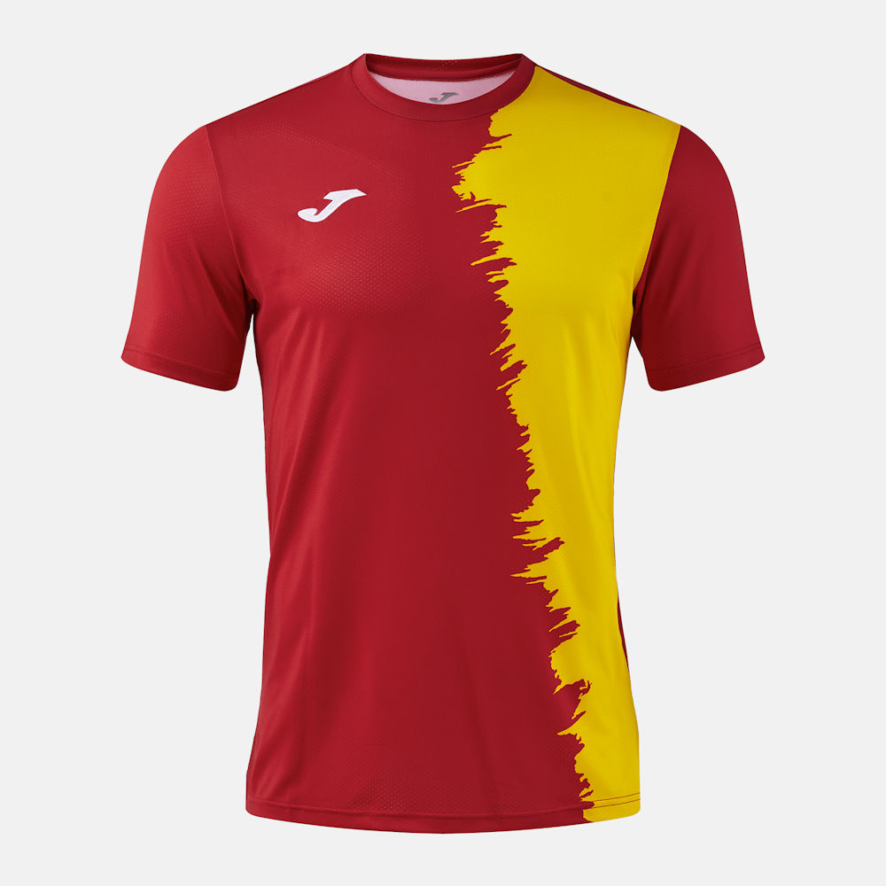 Joma Picasho City football shirt Red Yellow