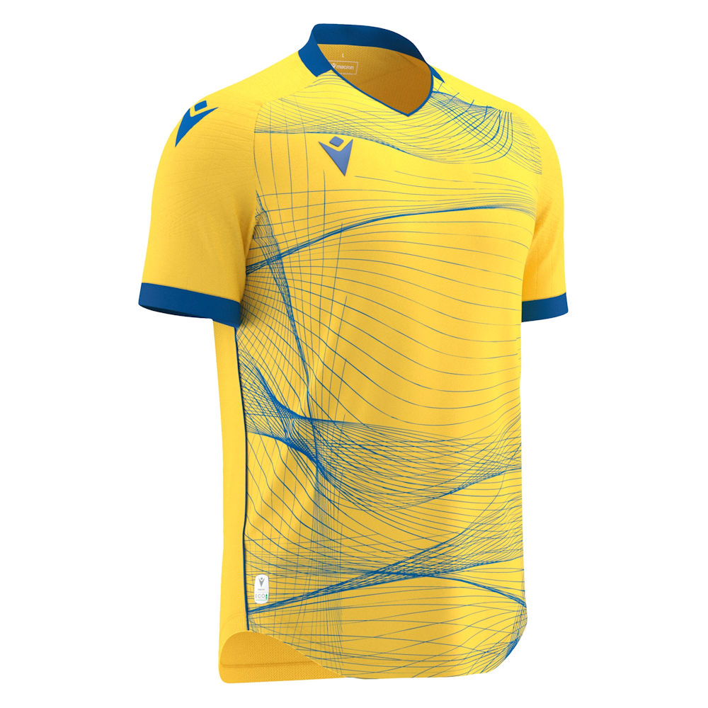Macron Wyvern Shirt Yellow-Royal
