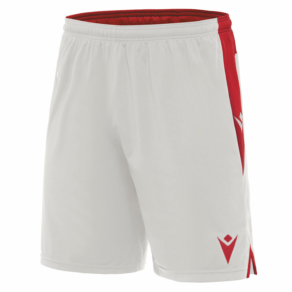 Macron Temple Shorts White-Red