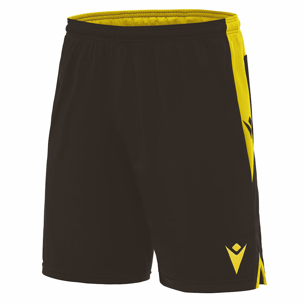 Macron Temple Shorts Black/Yellow