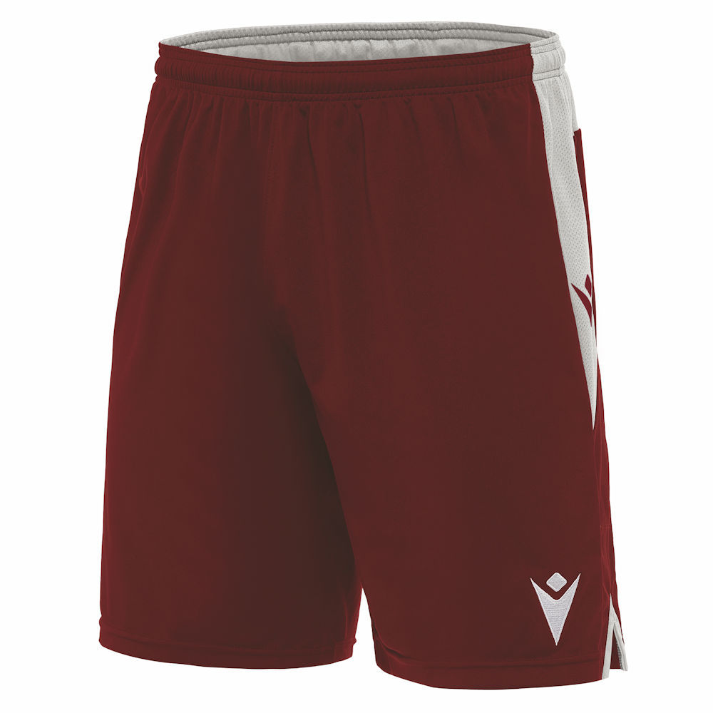 Macron Temple Shorts Cardinal/White