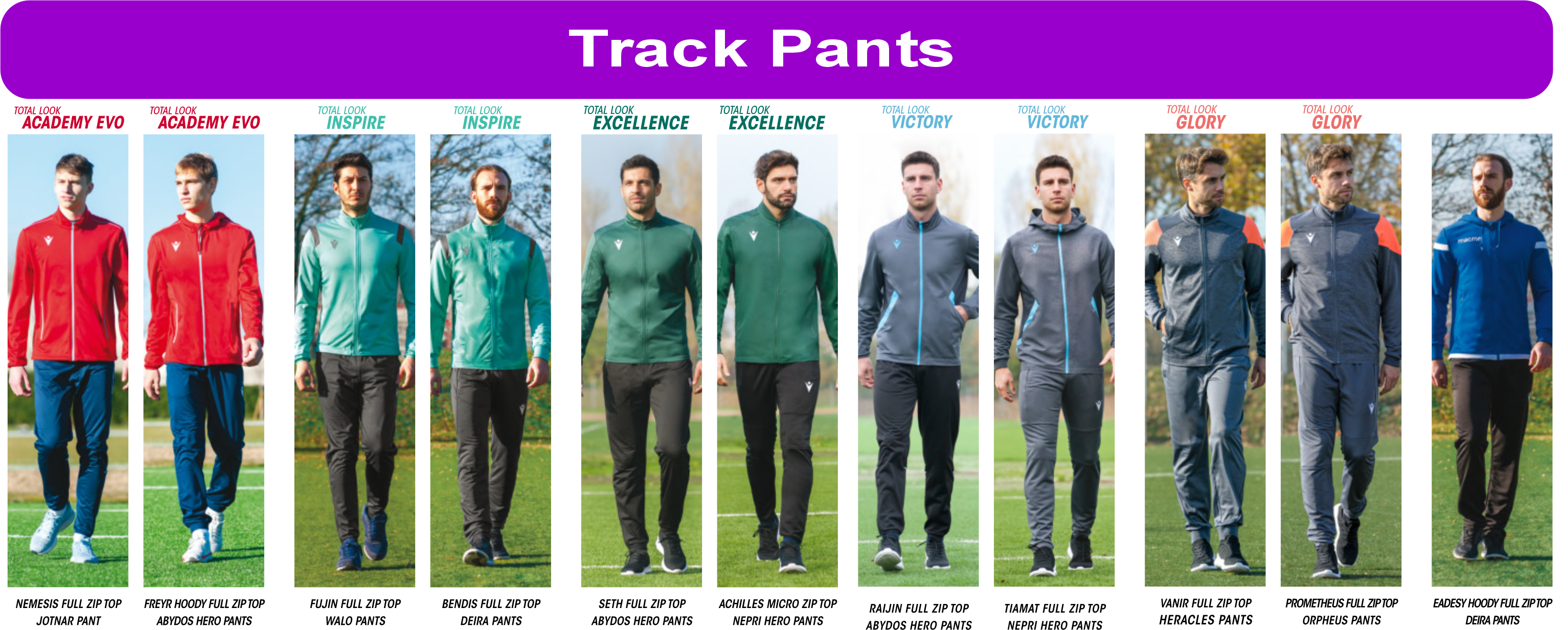macron track pants