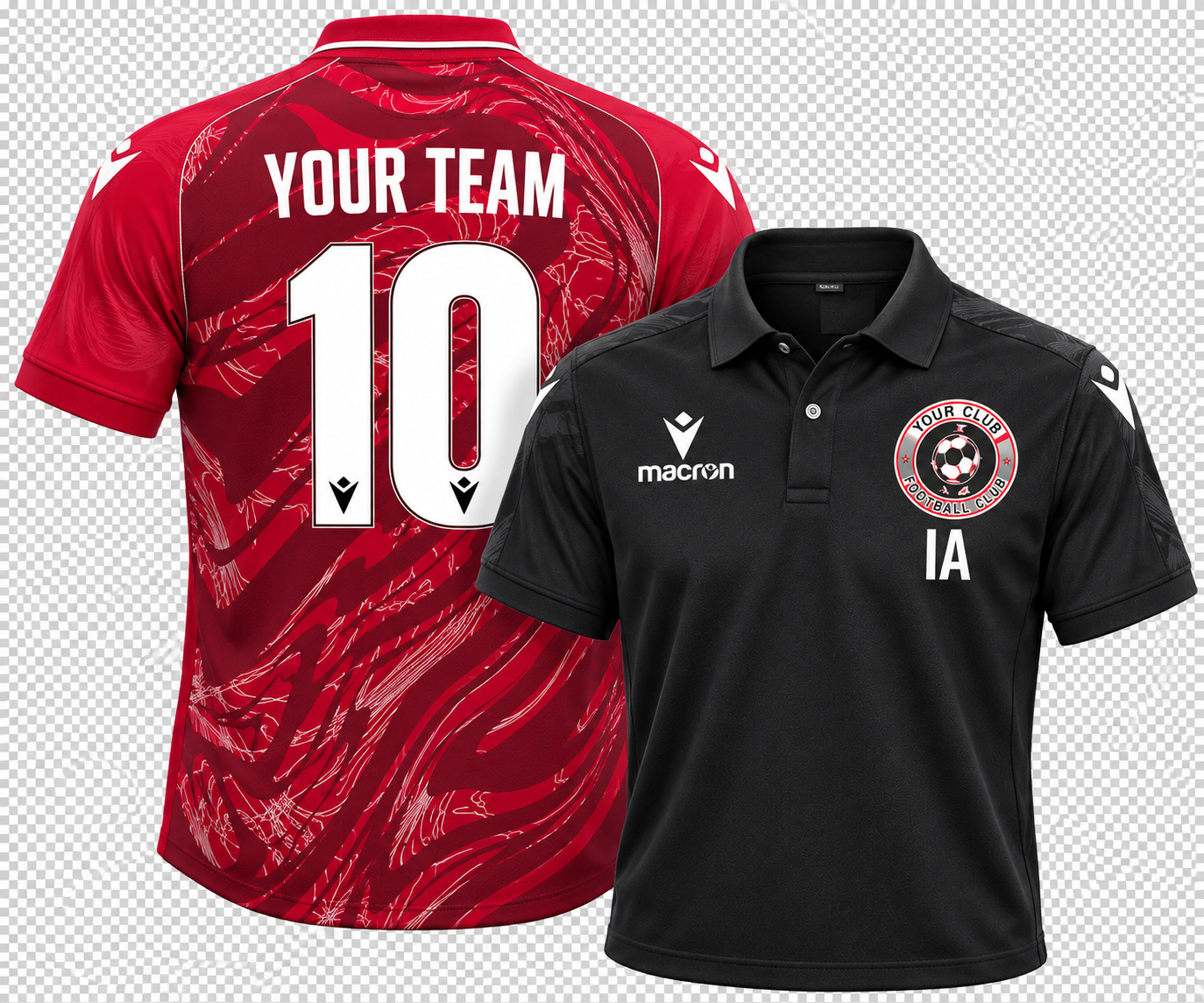 Macron custom printing and embroidery