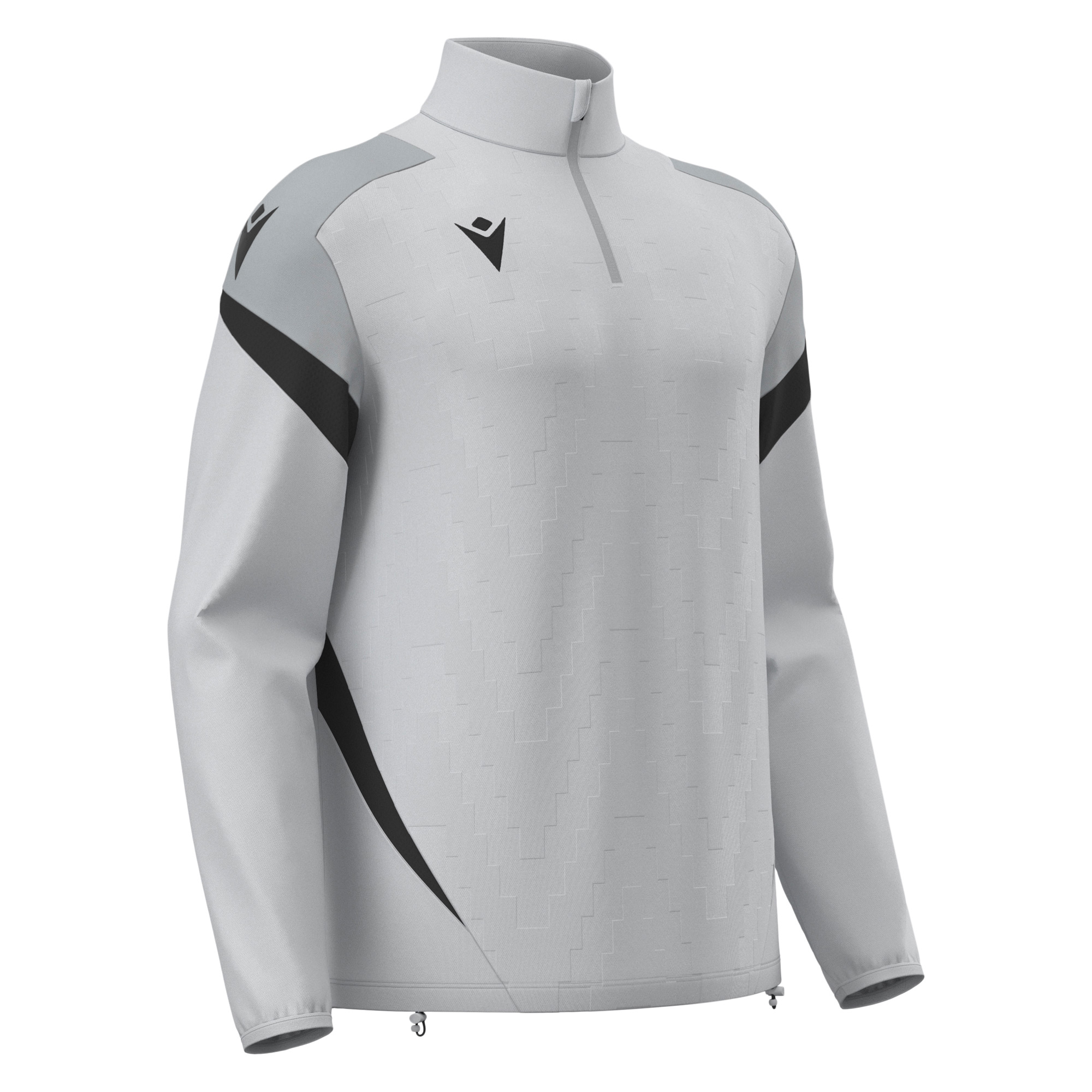 Macron Hollow 1/4 Zip Training Top Silver Grey / Anthracite
