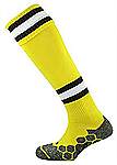 Mitre Divsion Tec football socks yellow black white