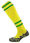Mitre Divsion Tec football socks yellow emerald