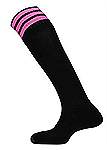 Mitre Mercury 3 stripe socks black-pink