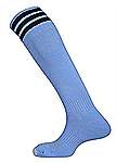 Mitre Mercury 3 stripe socks sky-navy
