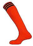 Mitre Mercury 3 stripe socks tangerine-black