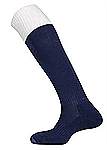 Mitre Mercury contrast football socks navy-white