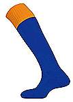 Mitre Mercury contrast football socks royal-amber