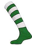 Mitre Hoop football socks emerald-white