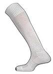 Mitre Mercury plain football socks white