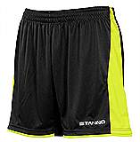 Stanno Milan Ladies Shorts black and neon yellow