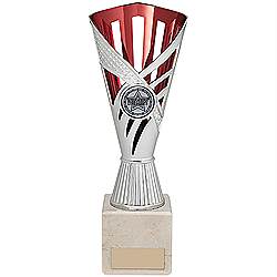 Dragon cup silver-red